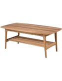 Table basse en bois avec rangement