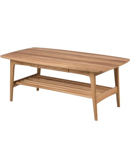 Table basse en bois avec rangement