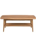 Table basse avec étagère inférieure