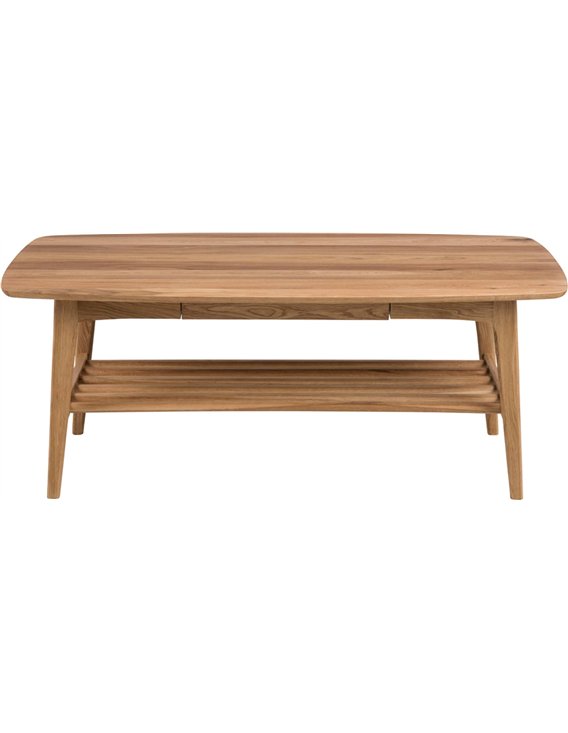 Table basse avec étagère inférieure