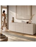 Meuble TV design avec rangements fermés