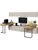 Armoire murale dans un espace de travail moderne