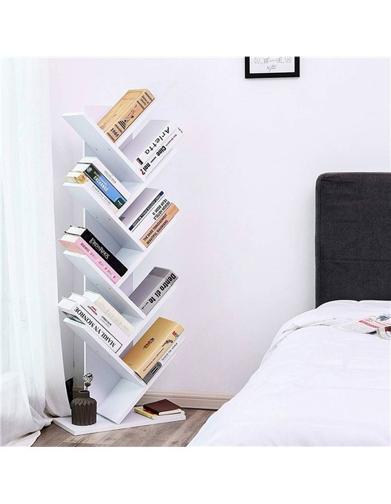 Rangement livre blanc moderne