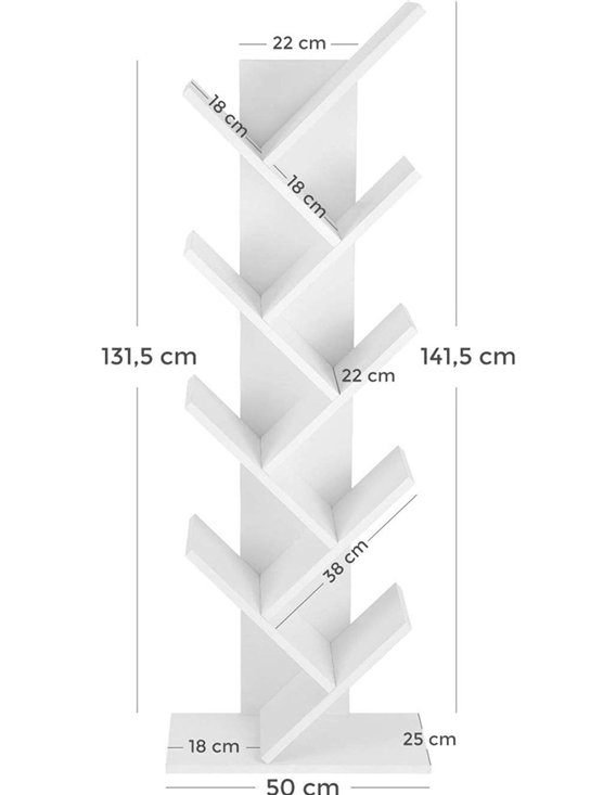 Meuble étagère en forme d'arbre