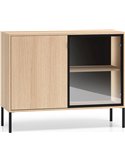 Buffet vitrine avec éclairage led