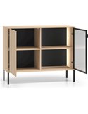Buffet vitrine avec éclairage led