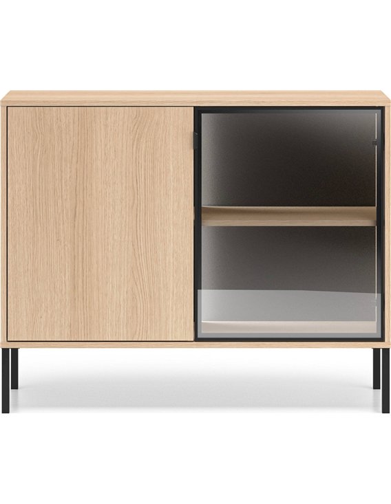 Buffet vitrine avec éclairage led