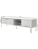 Meuble tv design avec éclairage led