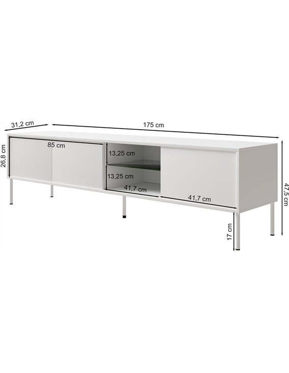 Meuble tv design avec éclairage led