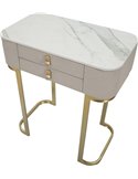 Console d'entrée avec piètement doré