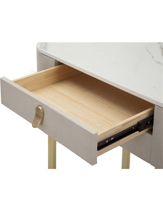 Console compacte avec rangement intégré