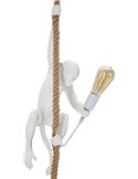 Lampe plafond singe en résine