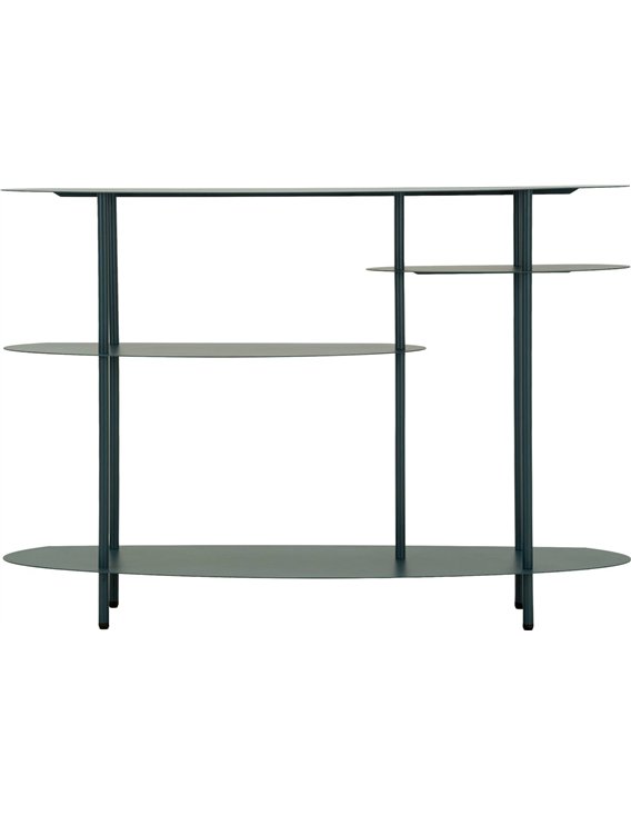 Console en métal aux lignes fluides