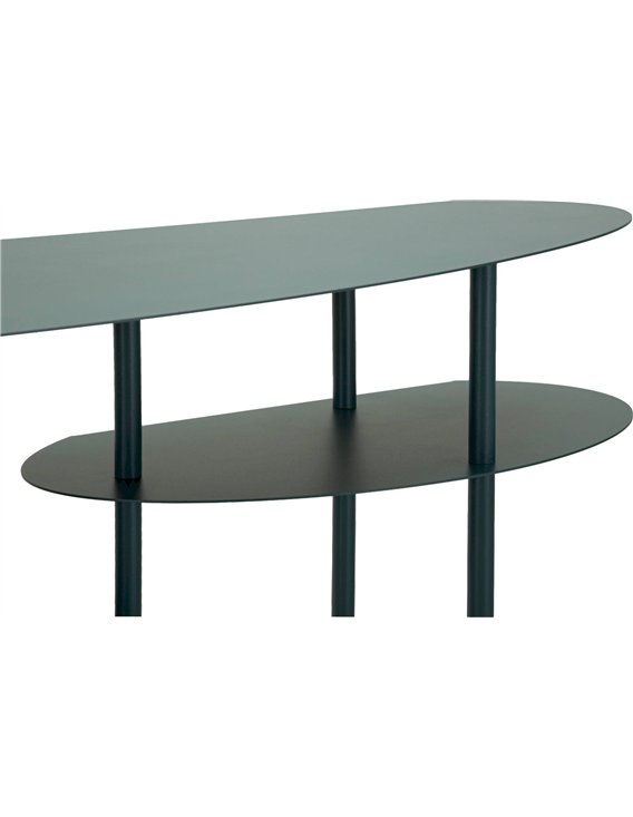 Console en métal aux lignes fluides