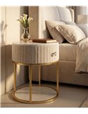 Table de nuit avec tablette basse