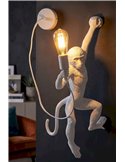 Applique murale singe sculptural