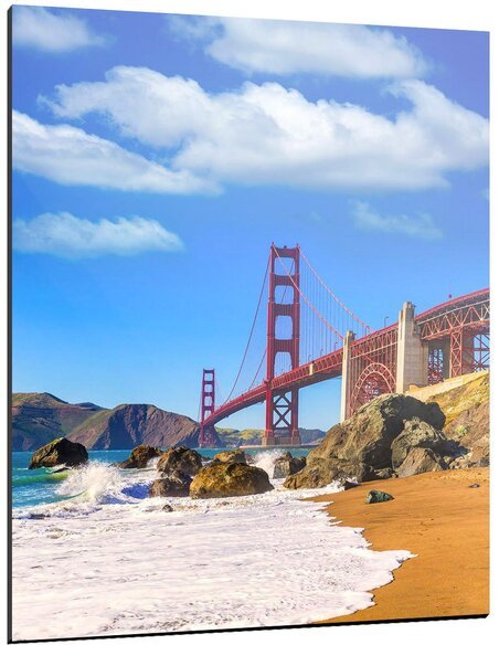 Tableau SAN FRANCISCO’S BEACH - par ReCollection