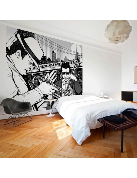 Papier peint NEW YORK, MUSIQUE, JAZZ... - par Artgeist