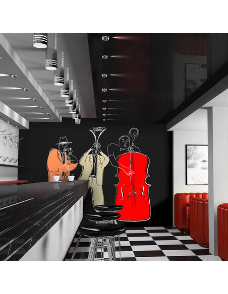 Papier peint INSTRUMENTS DE MUSIQUE JAZZ - par Artgeist