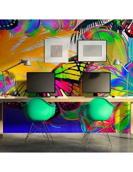 Papier peint BUTTERFLIES IN THE STOMACH - par Artgeist