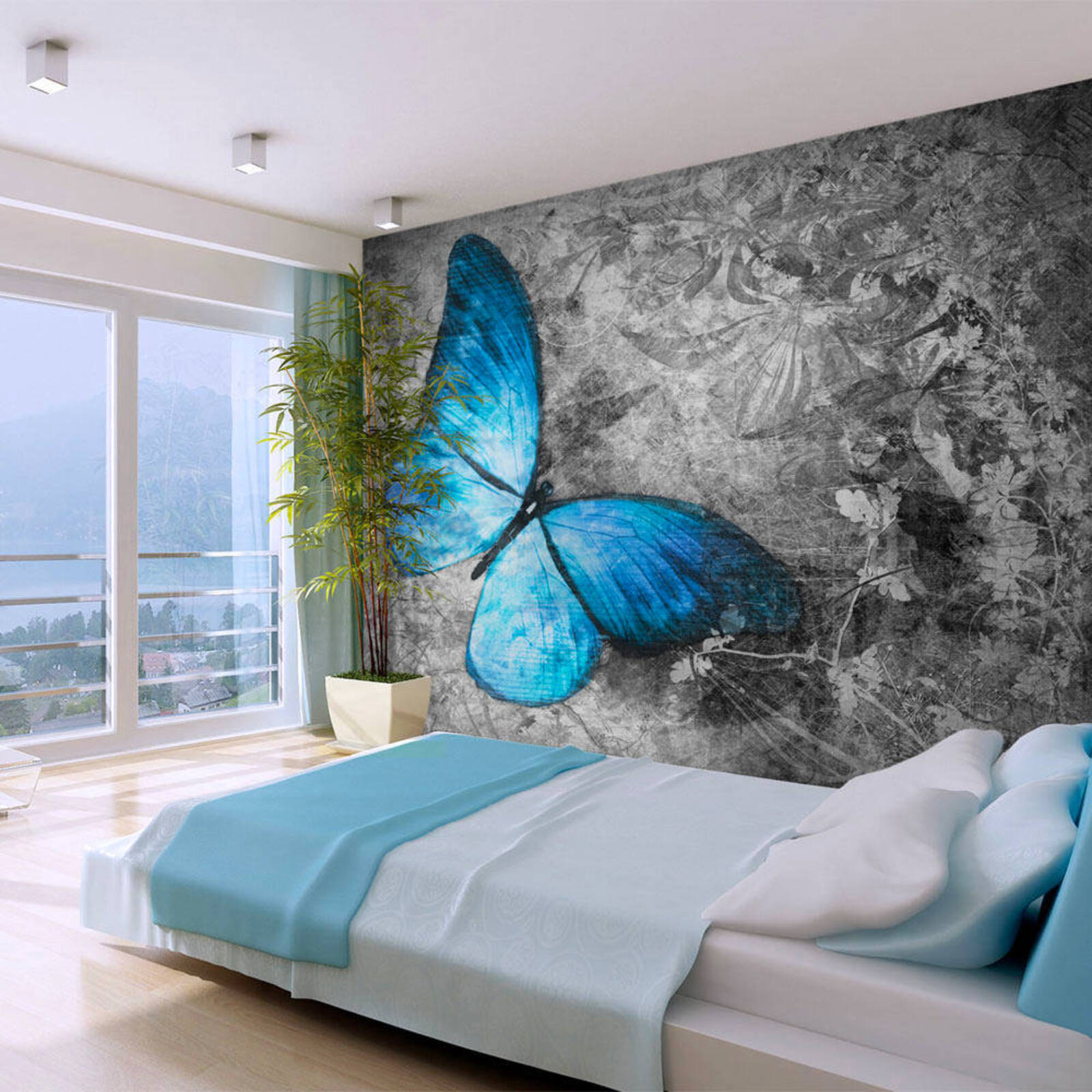 Papier Peint Jungle CRE8TIVE Papier Peint Adhesif Mural Papier Peint Paon Pailleté Papier Papier Peint Fleuri