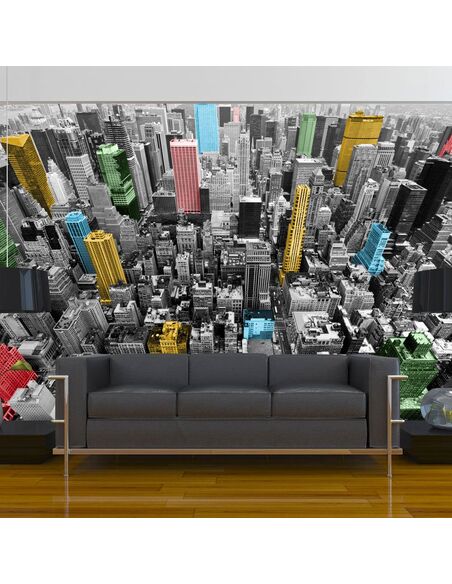 Papier peint NEW YORK KALÉIDOSCOPE  - par Artgeist