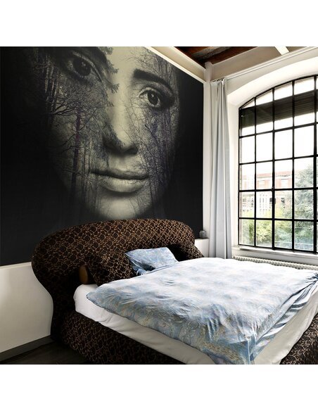 Papier peint FOREST MASK - par Artgeist