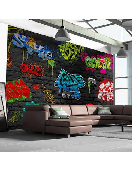 Papier peint GRAFFITI WALL - par Artgeist