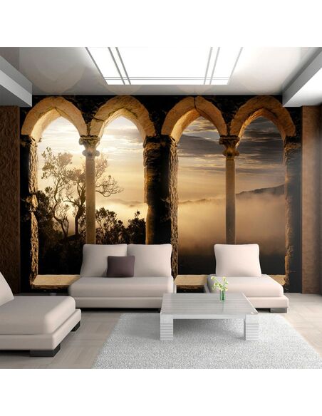 Papier peint MOUNTAIN MONASTERY - par Artgeist