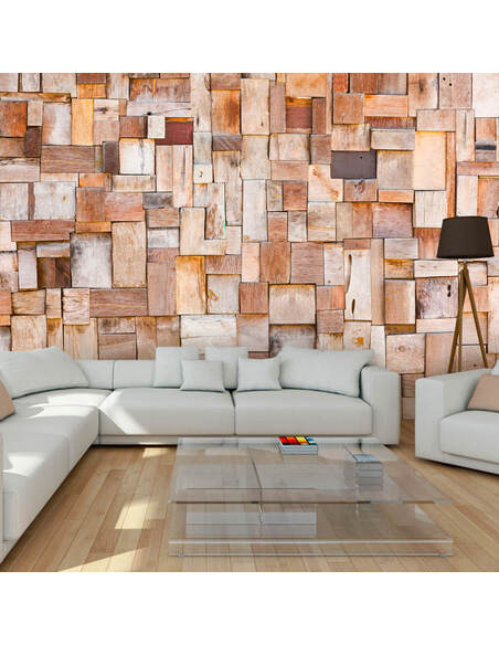 Papier peint LARCH MOSAIC - par Artgeist