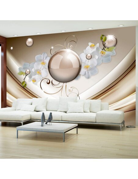 Papier peint GOLDEN ABSTRACT - par Artgeist