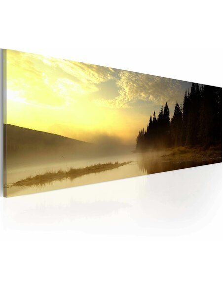 Tableau BROUILLARD AU DESSUS D’UN LAC - par Artgeist