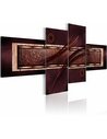 Tableau, en 4 Tableaux, CHOCOLAT - par Artgeist