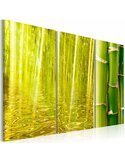 Tableau Triptyque - Bambou - miroir de l'eau - par Artgeist