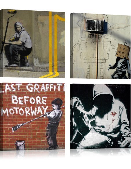 Tableau BANKSY STREET ART - par Artgeist