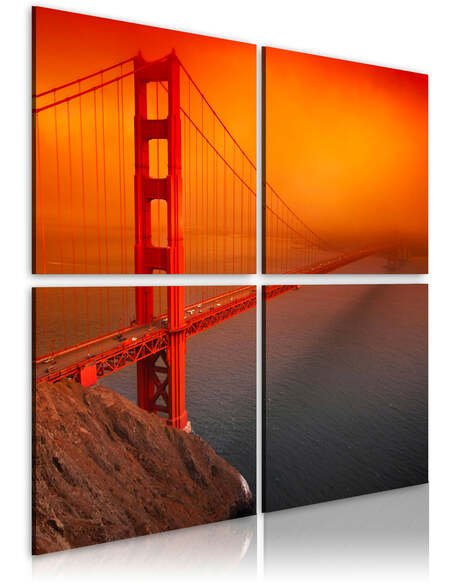 Tableau PONT DU GOLDEN GATE: SAN FRANCISCO - par Artgeist