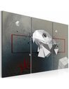 Tableau AIGLE 3D Triptyque - par Artgeist