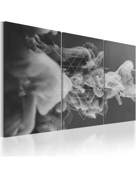 Tableau FUMÉE ET SYMÉTRIE - par Artgeist