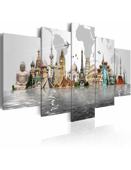Tableau MONUMENTS MONDIAUX - par Artgeist
