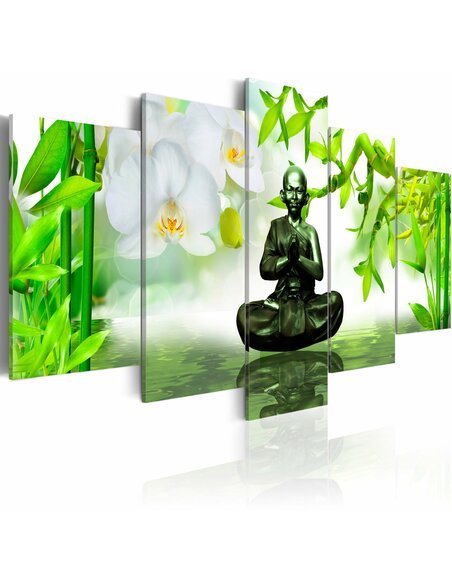 Tableau - 5 tableaux - Bouddha de cuivre - par Artgeist