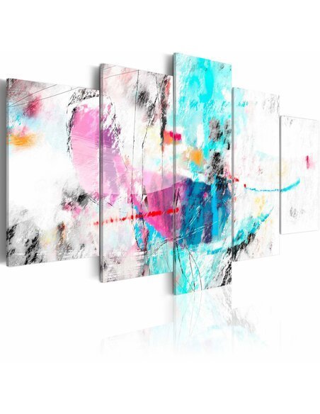 Tableau - 5 tableaux - Délicatesse folle - par Artgeist