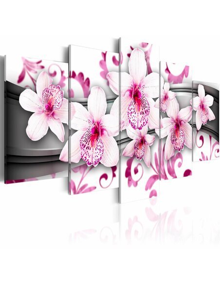 Tableau - 5 tableaux - Pleasure of pink - par Artgeist