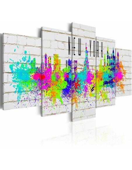 Tableau COLORFUL NEW YORK - par Artgeist