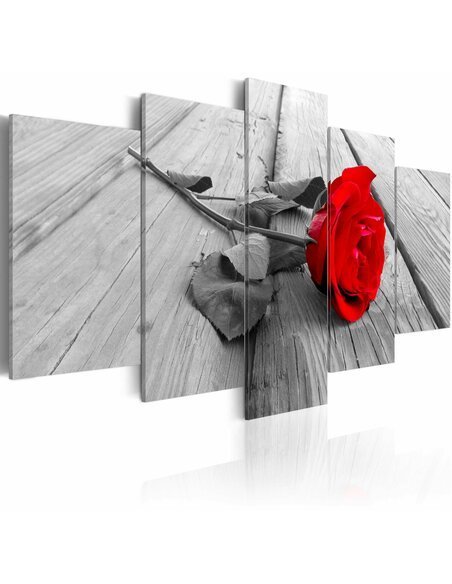 Tableau ROSE SUR BOIS - par Artgeist