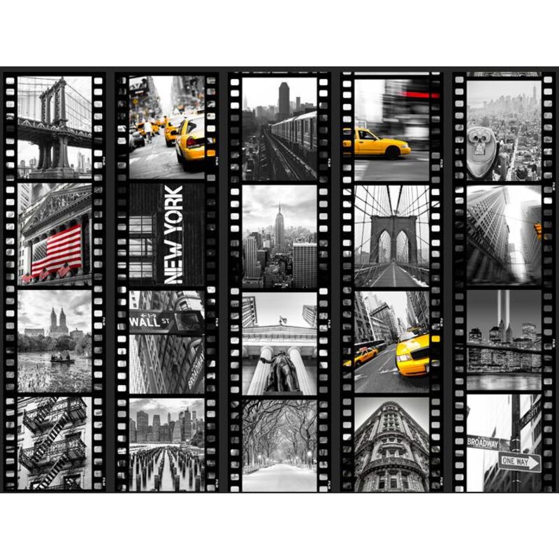 Papier peint NY DIVERSITY COLLAGE - par Artgeist