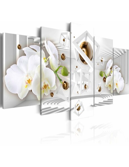 Tableau TEMPLE DE LA BLANCHEUR - par Artgeist