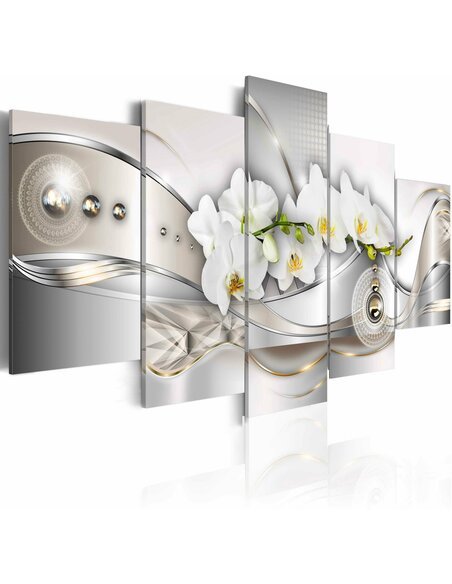 Tableau PEARL DANCE OF ORCHIDS - par Artgeist