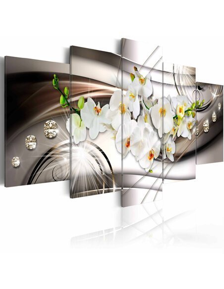 Tableau ORCHID WITH DIAMONDS - par Artgeist