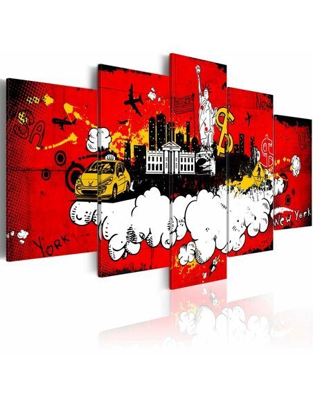 Tableau NEW YORK: COMIC - par Artgeist