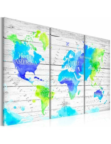 Tableau VOYAGES COLORÉS - par Artgeist